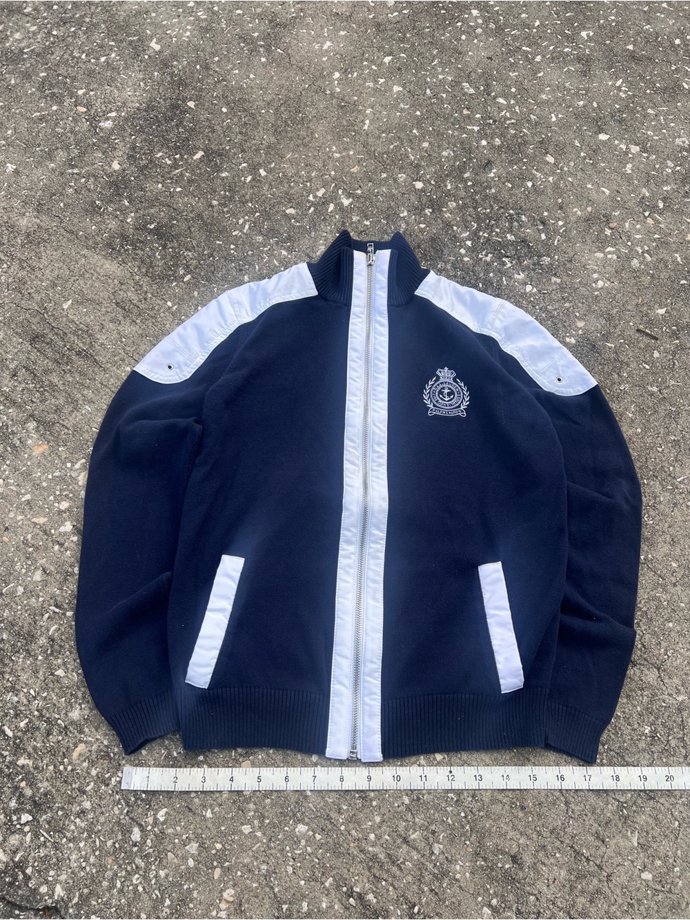 VTG Lauren Active by Ralph Lauren full-zip knit jacket